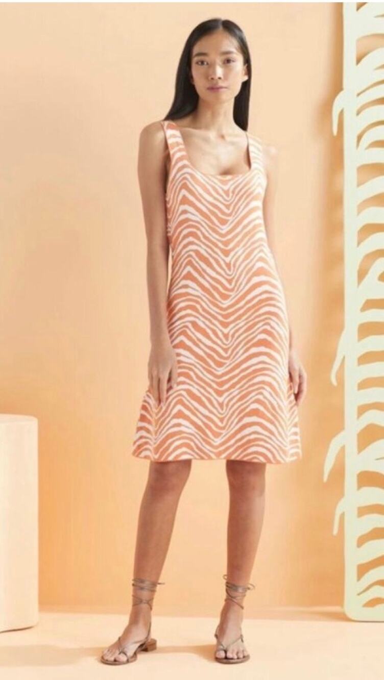Marie Oliver Zebra Knit Marlowe Dress Size Small